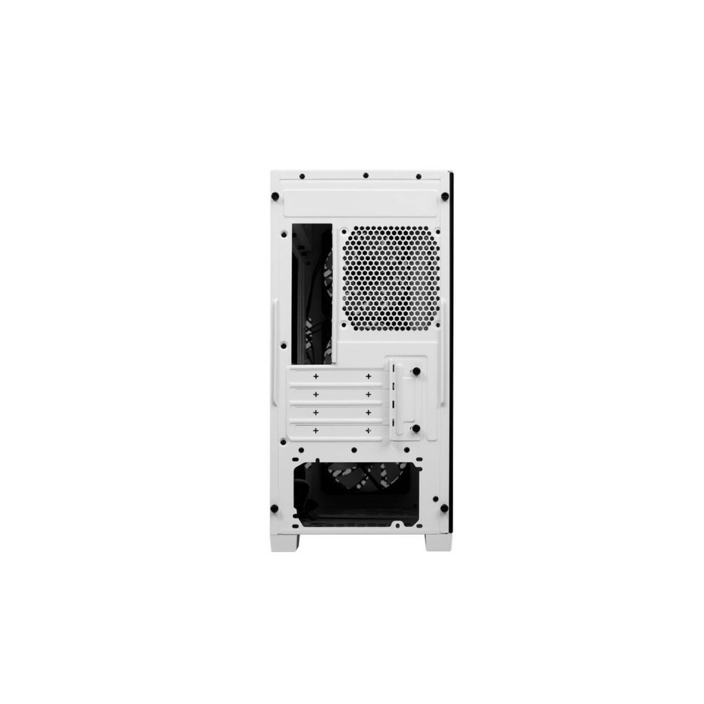 Cooler Master Elite 302 PC Case, Midi Tower, mATX, Tempered Glass - White