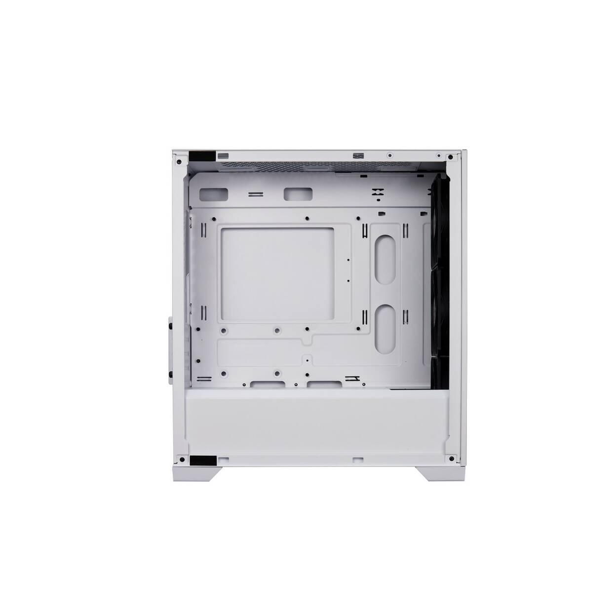 Cooler Master Elite 302 PC Case, Midi Tower, mATX, Tempered Glass - White