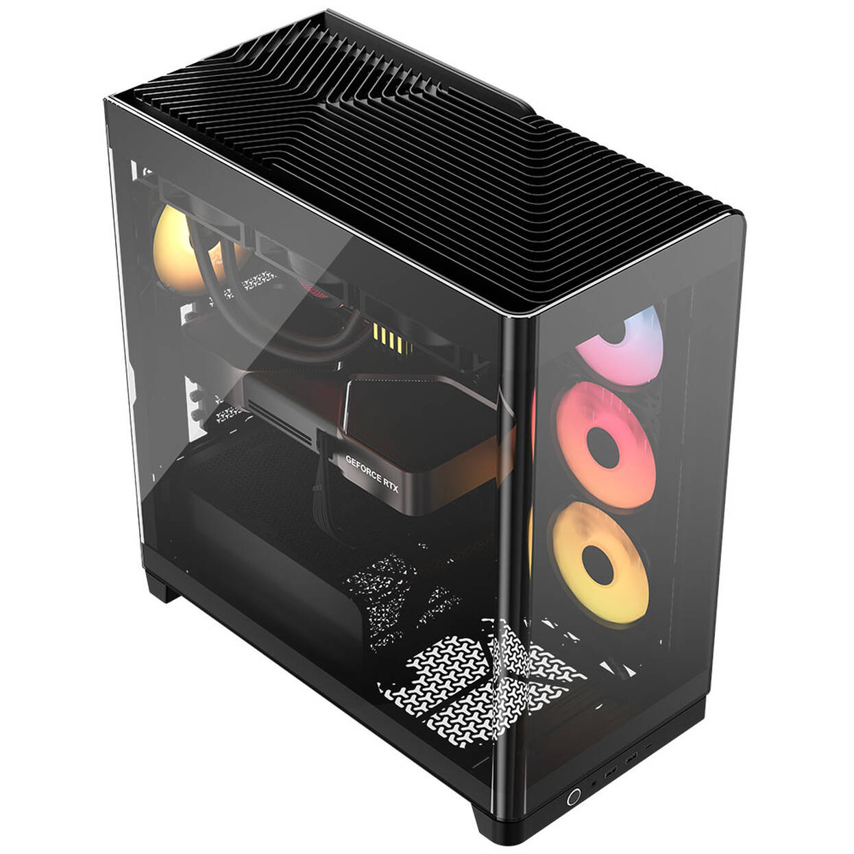Corsair FRAME 4500X LX-R RGB PC Case, Mid-Tower, E-ATX, Tempered Glass - Black
