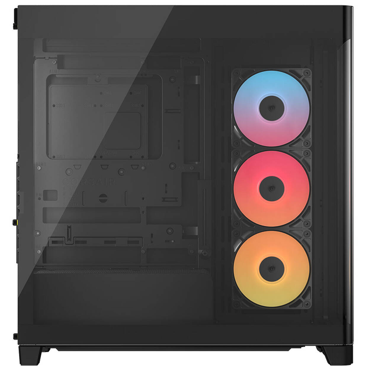 Corsair FRAME 4500X LX-R RGB PC Case, Mid-Tower, E-ATX, Tempered Glass - Black