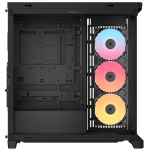 Corsair FRAME 4500X LX-R RGB PC Case, Mid-Tower, E-ATX, Tempered Glass - Black