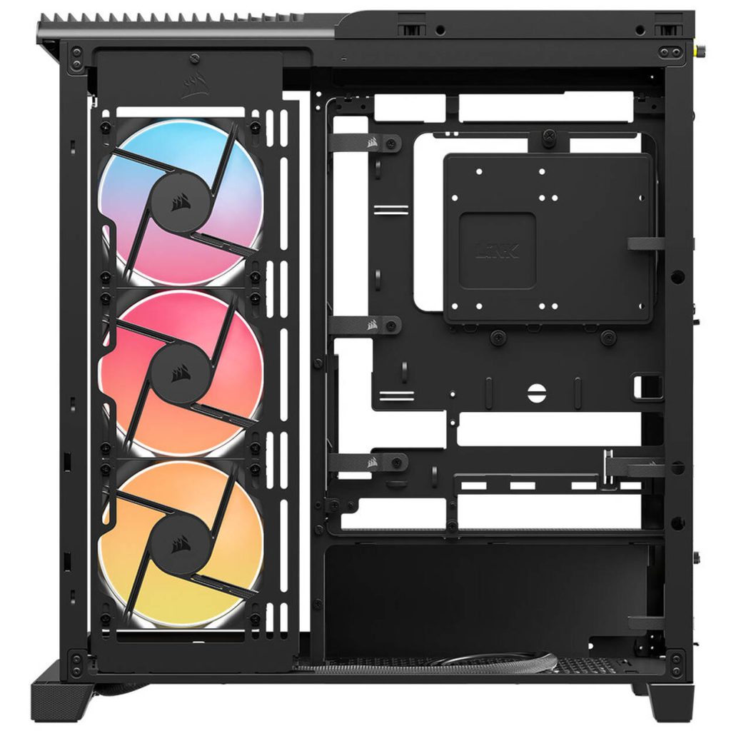 Corsair FRAME 4500X LX-R RGB PC Case, Mid-Tower, E-ATX, Tempered Glass - Black