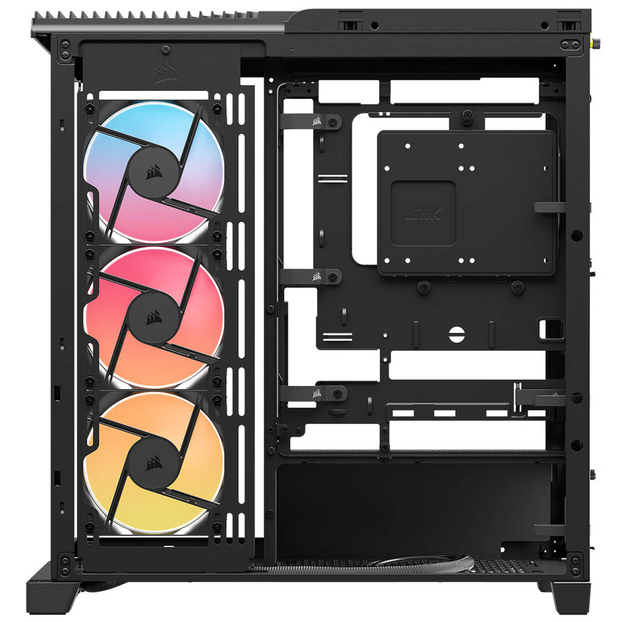 Corsair FRAME 4500X LX-R RGB PC Case, Mid-Tower, E-ATX, Tempered Glass - Black