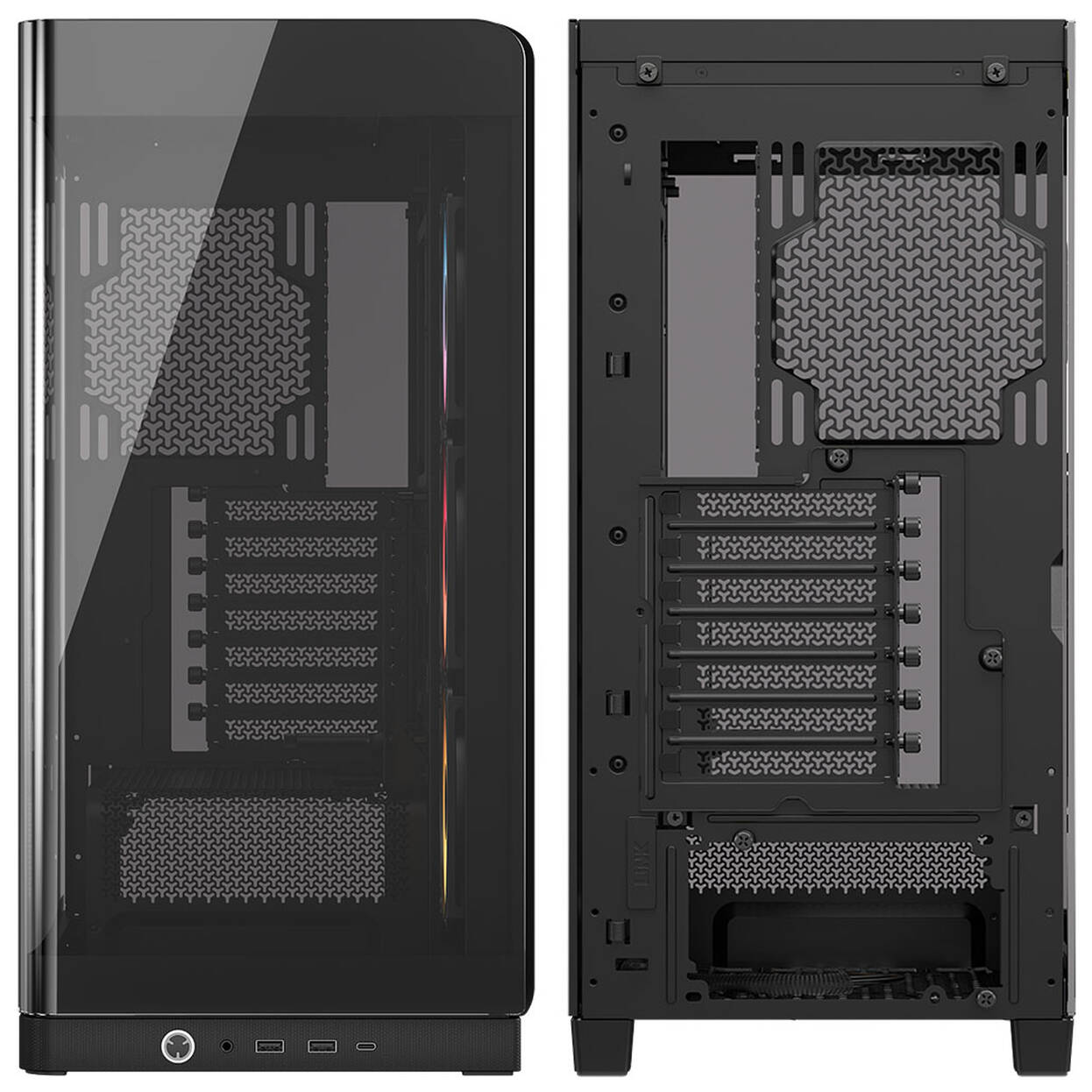 Corsair FRAME 4500X LX-R RGB PC Case, Mid-Tower, E-ATX, Tempered Glass - Black