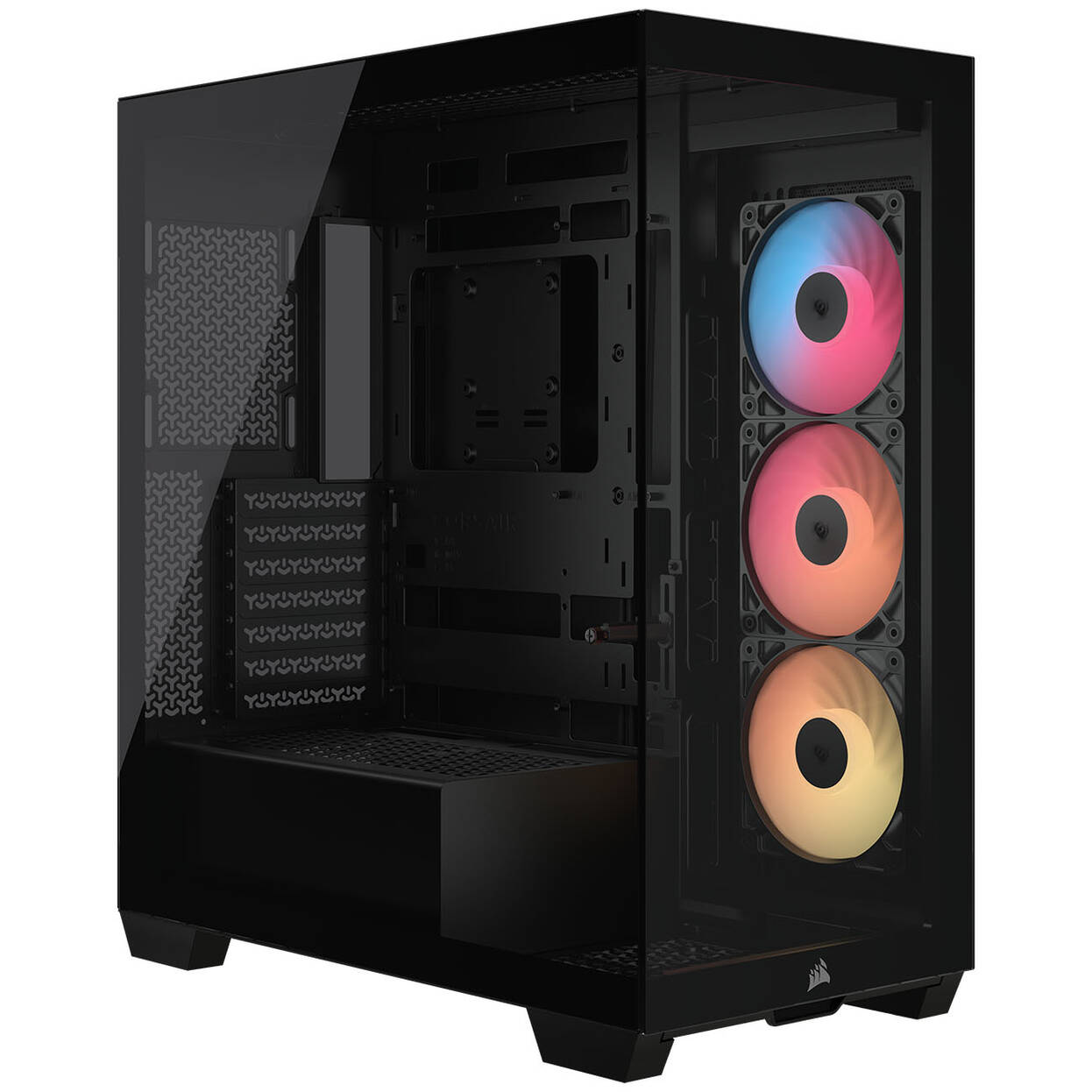 Corsair 3500X RS-R PC Case, Mid-Tower, E-ATX, RGB, Tempered Glass - black : image 1