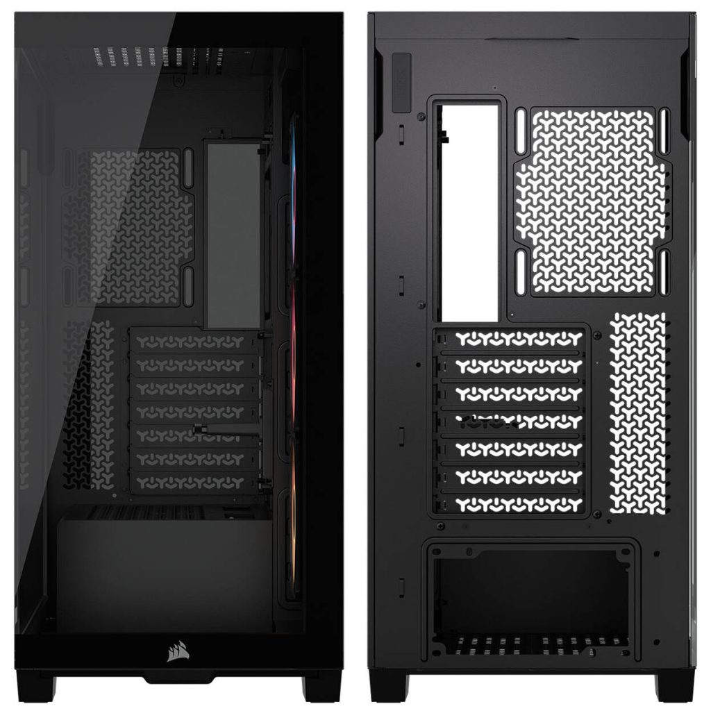 Corsair 3500X RS-R PC Case, Mid-Tower, E-ATX, RGB, Tempered Glass - black : image 7