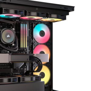 Corsair 3500X RS-R PC Case, Mid-Tower, E-ATX, RGB, Tempered Glass - black : image 8