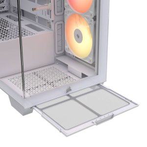 Corsair 3500X RS-R PC Case, Mid-Tower, E-ATX, RGB, Tempered Glass - white
