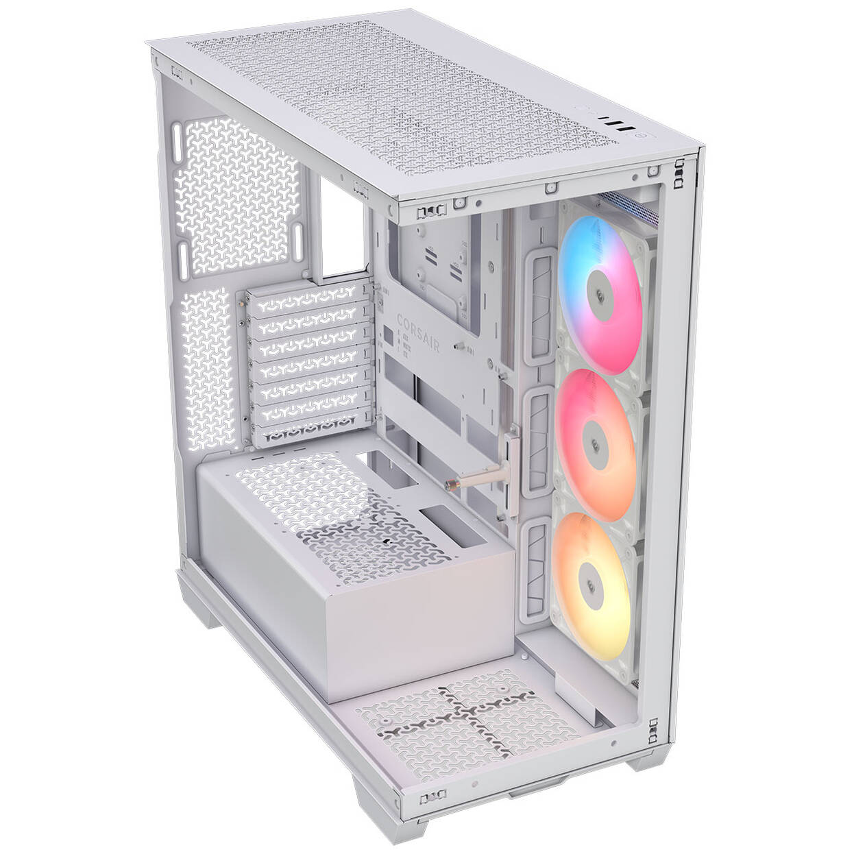 Corsair 3500X RS-R PC Case, Mid-Tower, E-ATX, RGB, Tempered Glass - white
