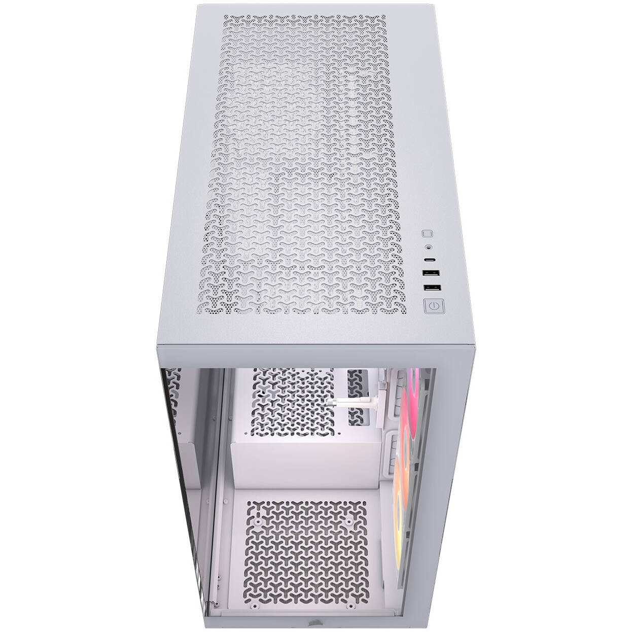 Corsair 3500X RS-R PC Case, Mid-Tower, E-ATX, RGB, Tempered Glass - white