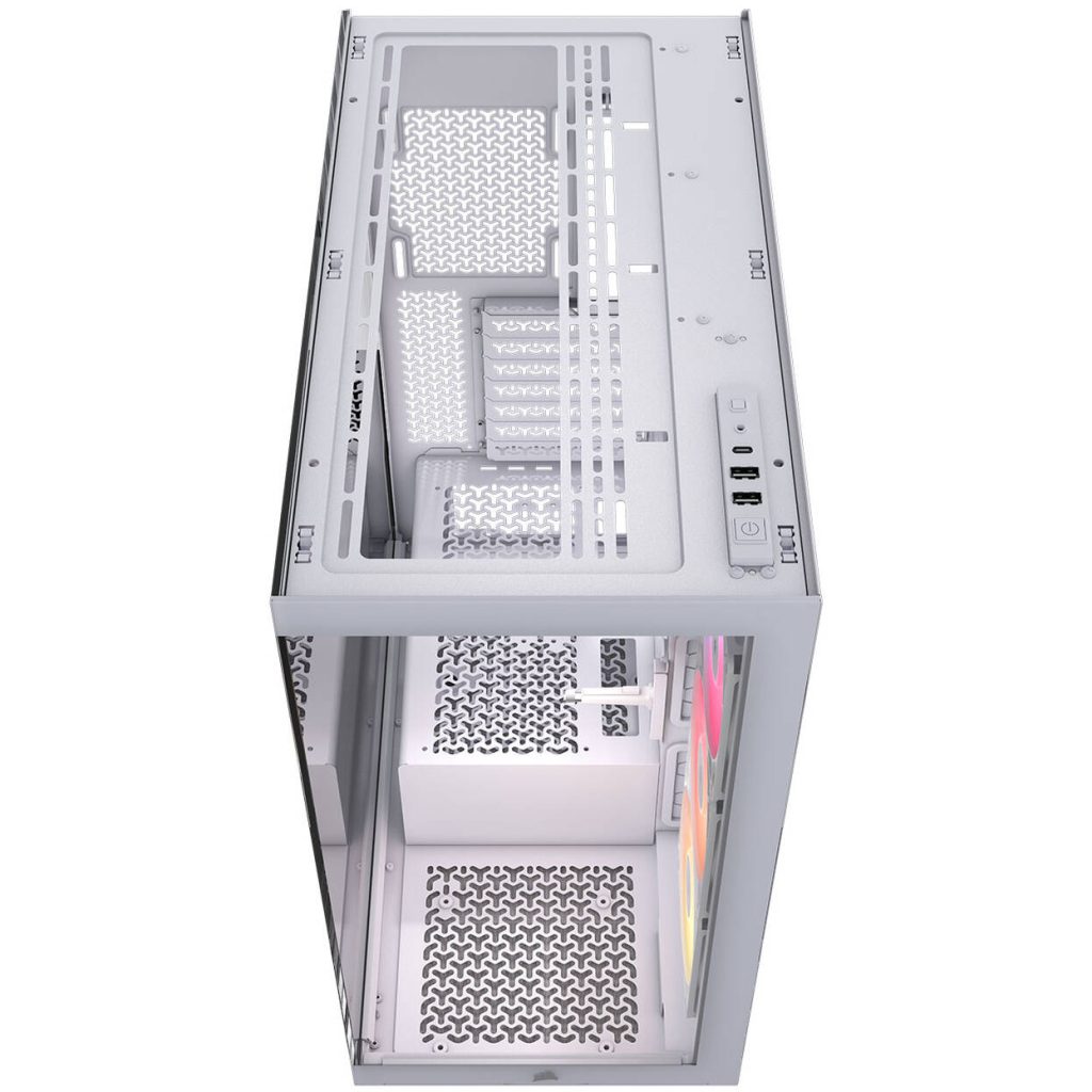 Corsair 3500X RS-R PC Case, Mid-Tower, E-ATX, RGB, Tempered Glass - white