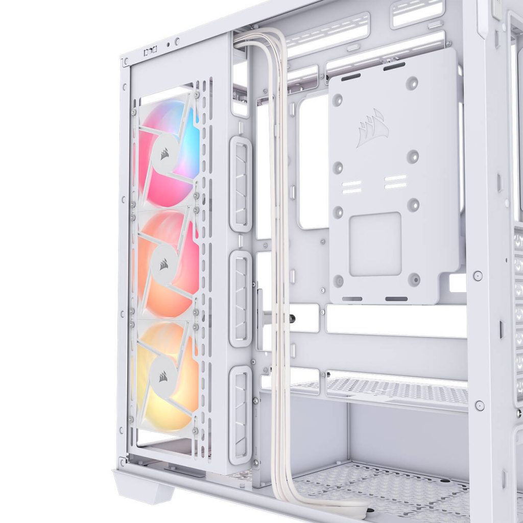 Corsair 3500X RS-R PC Case, Mid-Tower, E-ATX, RGB, Tempered Glass - white
