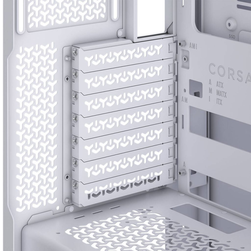 Corsair 3500X LX-R PC Case, Mid-Tower, E-ATX, RGB, Tempered Glass - white