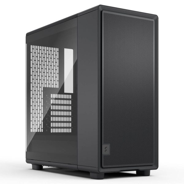 NZXT H5 Flow PC Case, Mid Tower, ATX, Tempered Glass – Black