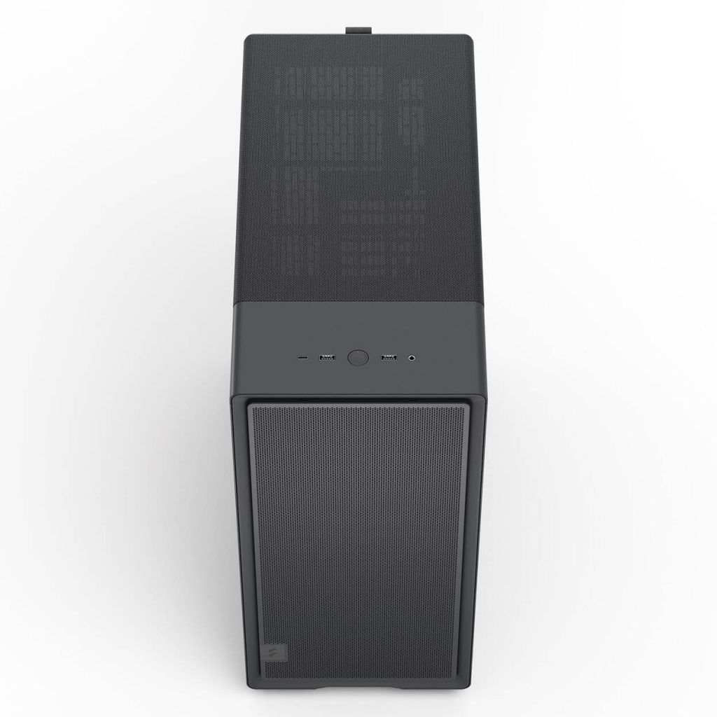 NZXT H5 Flow PC Case, Mid Tower, ATX, Tempered Glass - Black : image 3