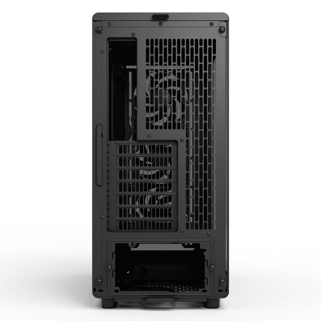 NZXT H5 Flow PC Case, Mid Tower, ATX, Tempered Glass - Black : image 5