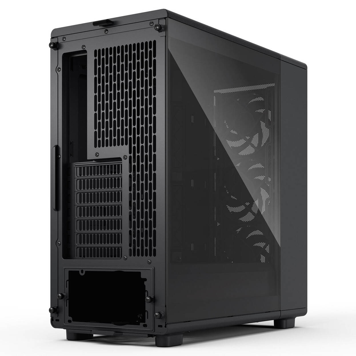 NZXT H5 Flow PC Case, Mid Tower, ATX, Tempered Glass - Black : image 6