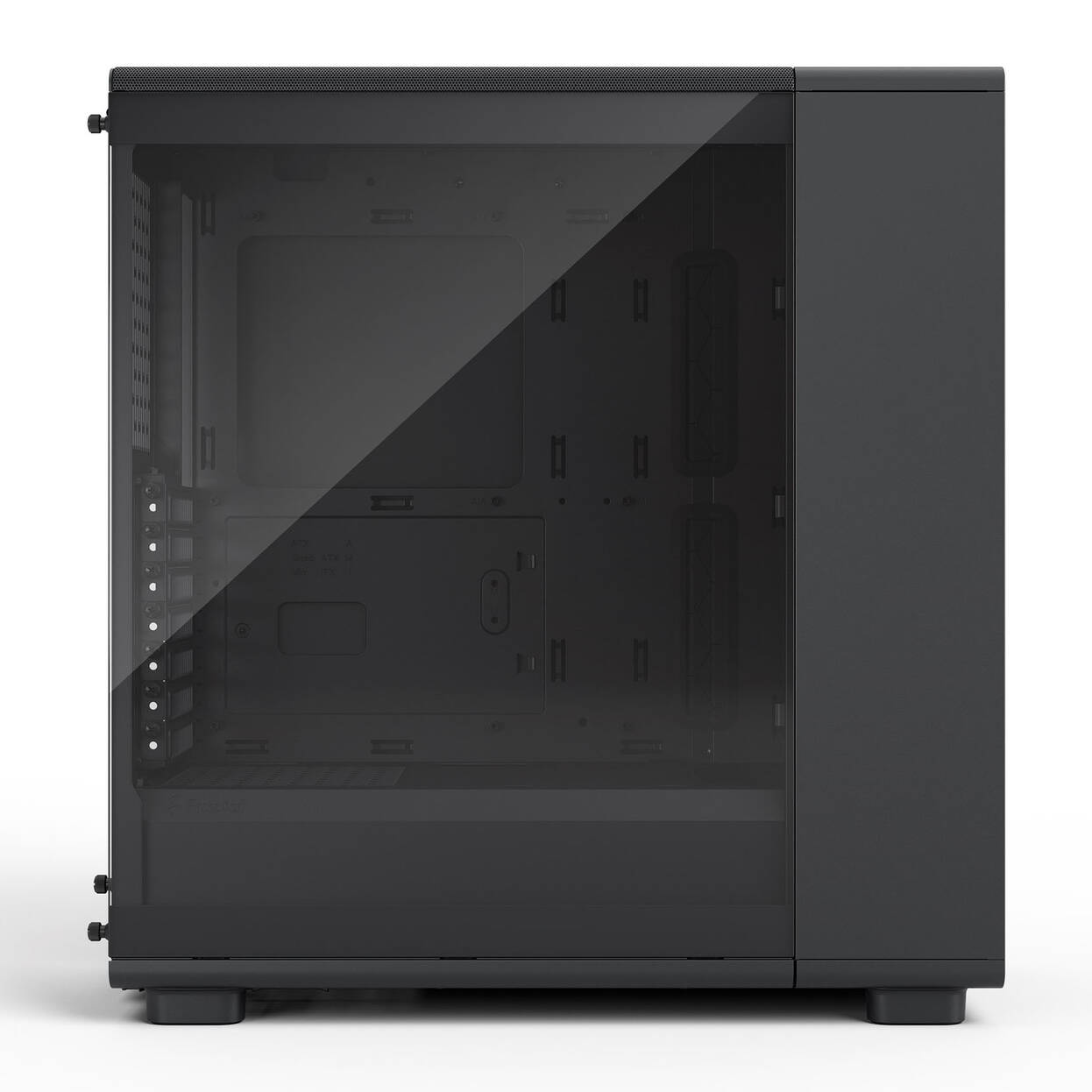 NZXT H5 Flow PC Case, Mid Tower, ATX, Tempered Glass - Black : image 8