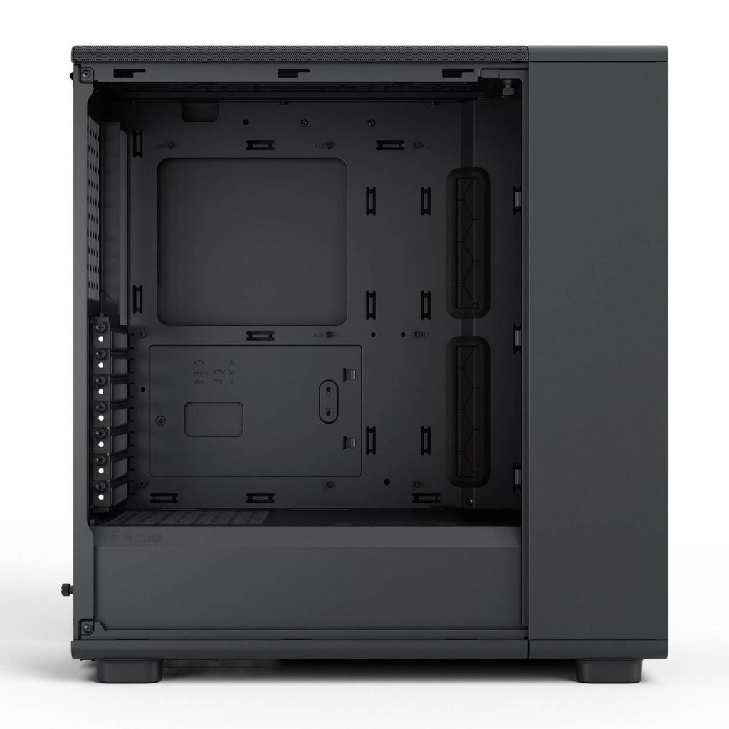 NZXT H5 Flow PC Case, Mid Tower, ATX, Tempered Glass - Black : image 9