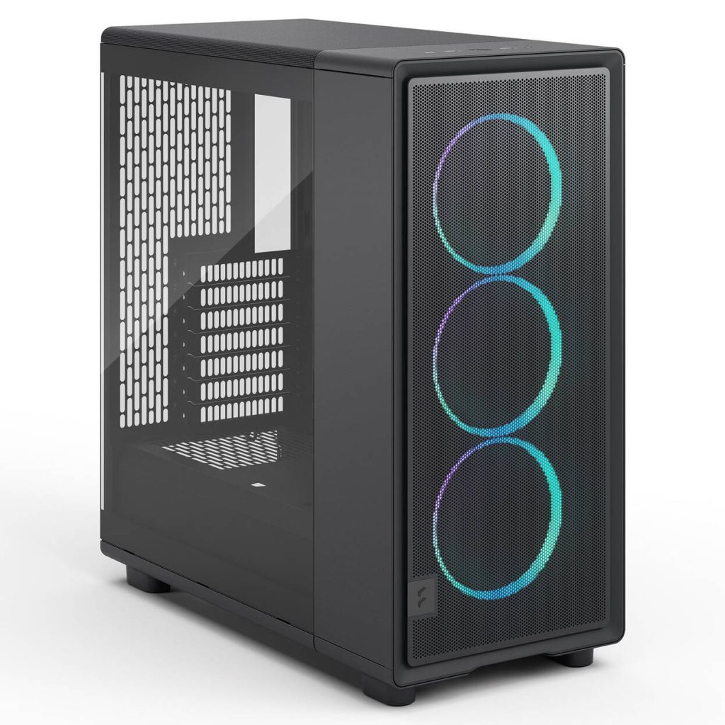 Fractal Design Epoch Black RGB TG Light tint PC case, mid-tower, ATX, tempered glass - black