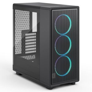 Fractal Design Epoch Black RGB TG Light tint PC case, mid-tower, ATX, tempered glass - black