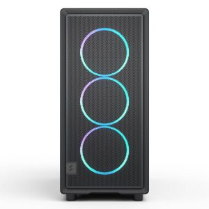 Fractal Design Epoch Black RGB TG Light tint PC case, mid-tower, ATX, tempered glass - black