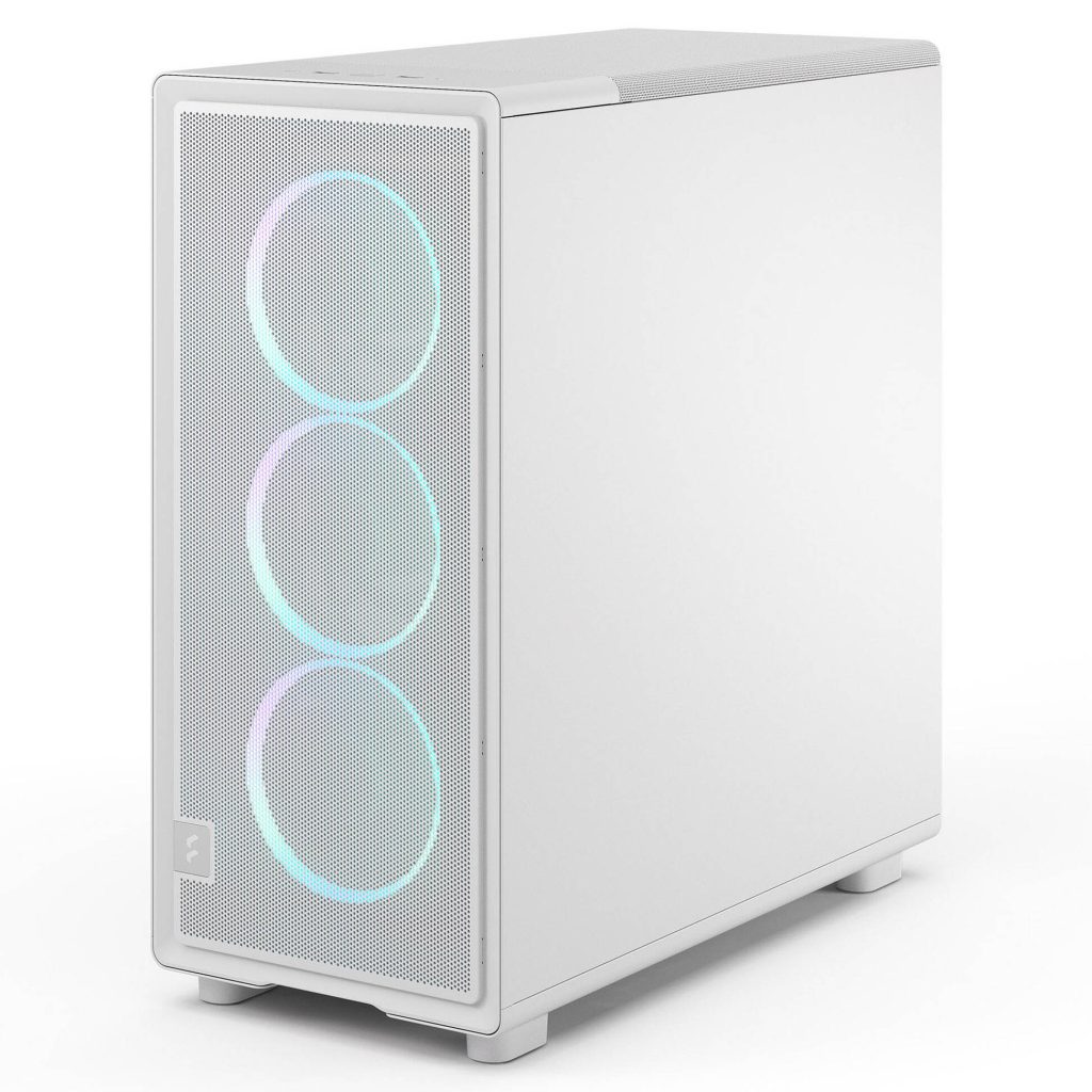 Fractal Design Epoch White RGB TG Clear Tint PC Case, Mid Tower, ATX, Tempered Glass - White