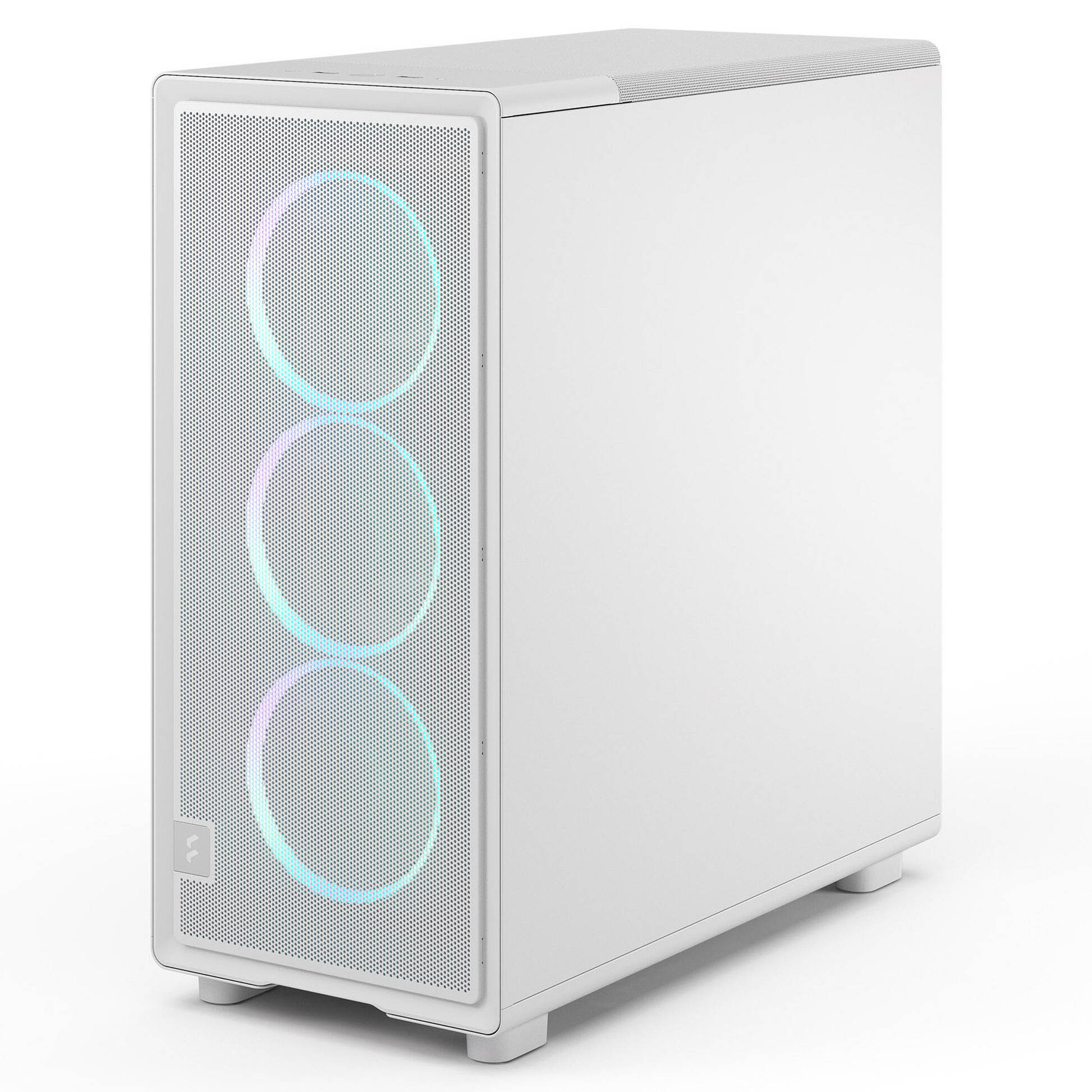 Fractal Design Epoch White RGB TG Clear Tint PC Case, Mid Tower, ATX, Tempered Glass - White