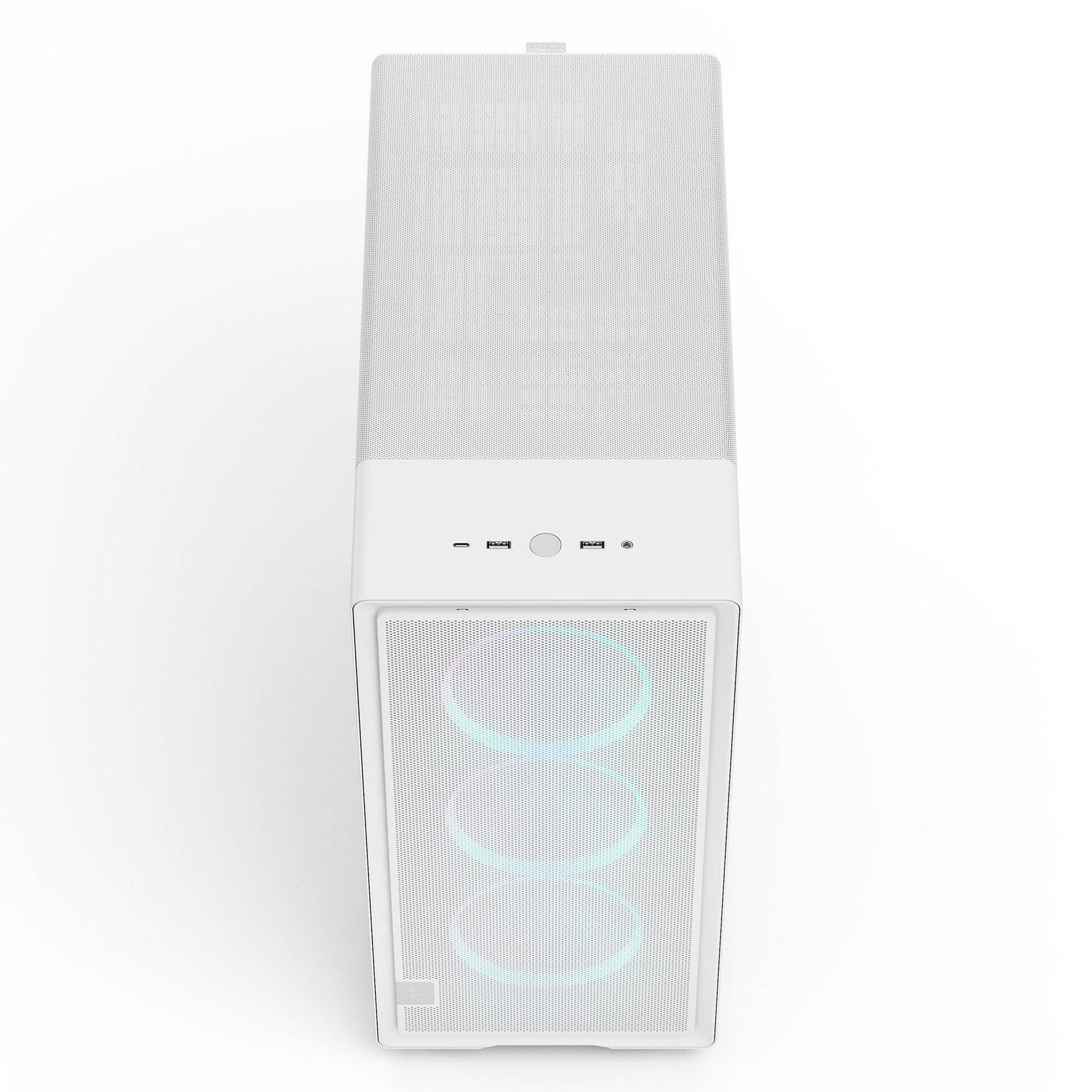 Fractal Design Epoch White RGB TG Clear Tint PC Case, Mid Tower, ATX, Tempered Glass - White