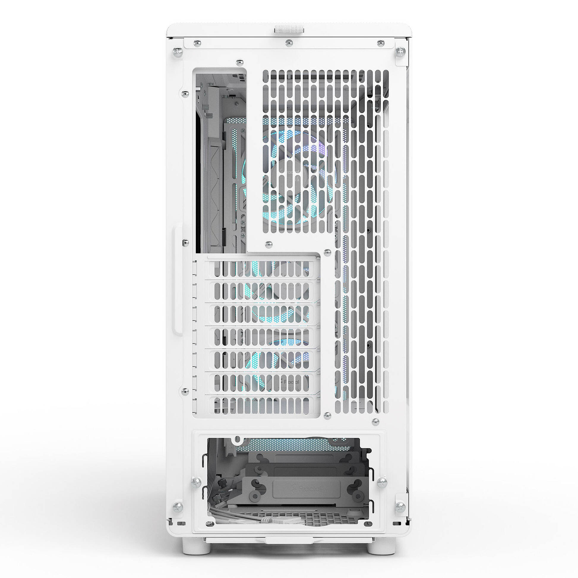 Fractal Design Epoch White RGB TG Clear Tint PC Case, Mid Tower, ATX, Tempered Glass - White