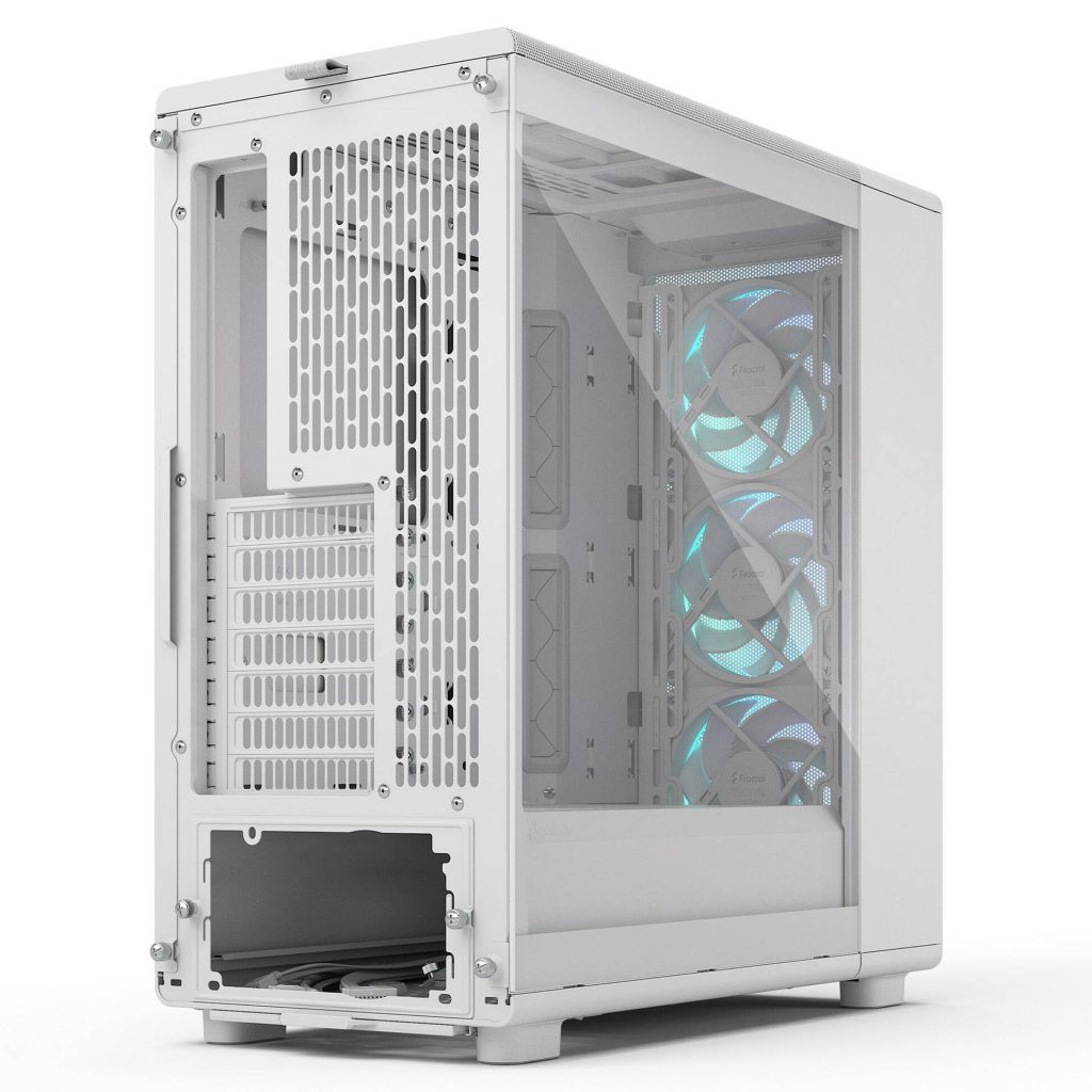 Fractal Design Epoch White RGB TG Clear Tint PC Case, Mid Tower, ATX, Tempered Glass - White
