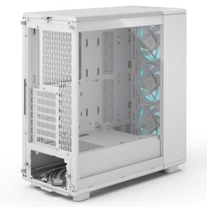 Fractal Design Epoch White RGB TG Clear Tint PC Case, Mid Tower, ATX, Tempered Glass - White