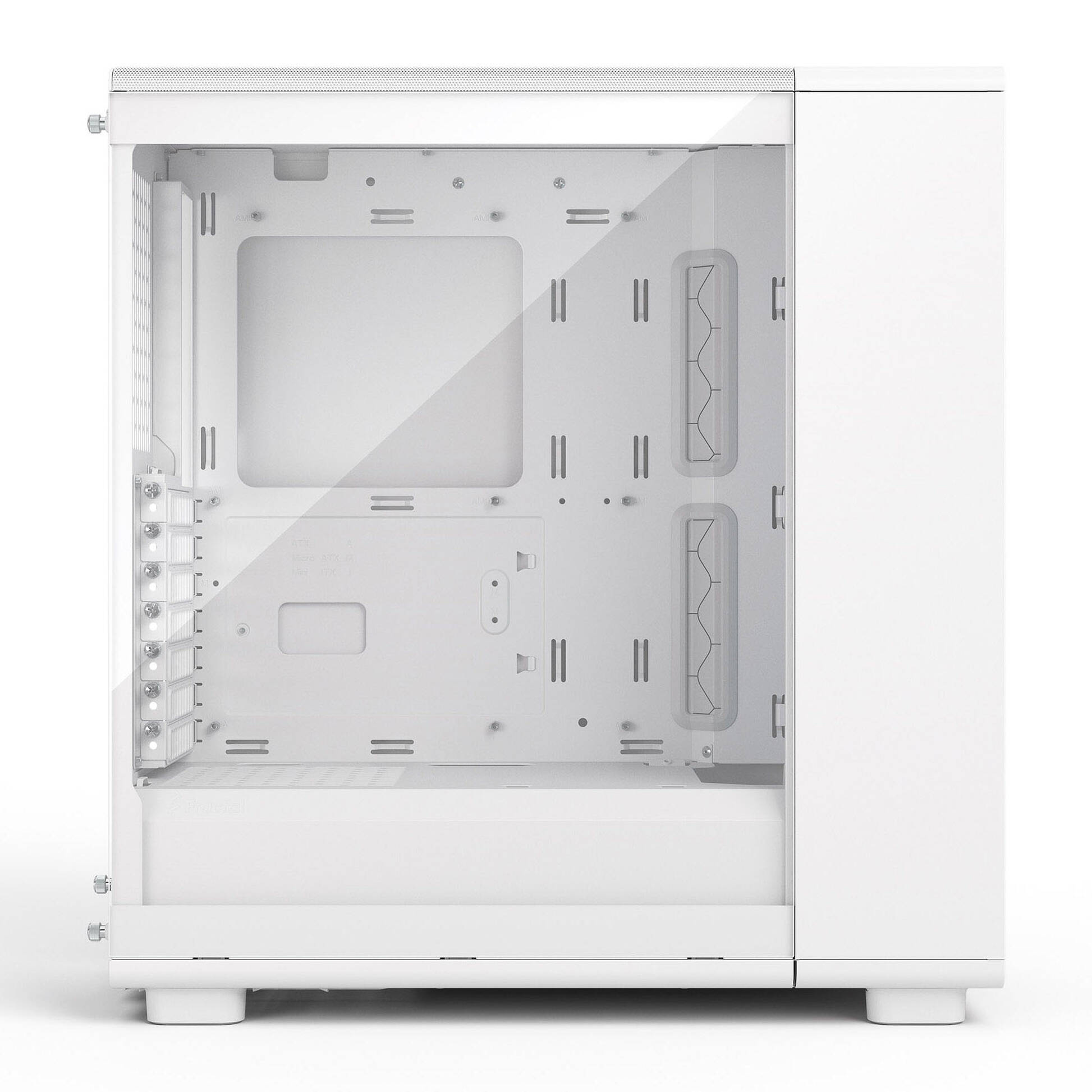 Fractal Design Epoch White RGB TG Clear Tint PC Case, Mid Tower, ATX, Tempered Glass - White
