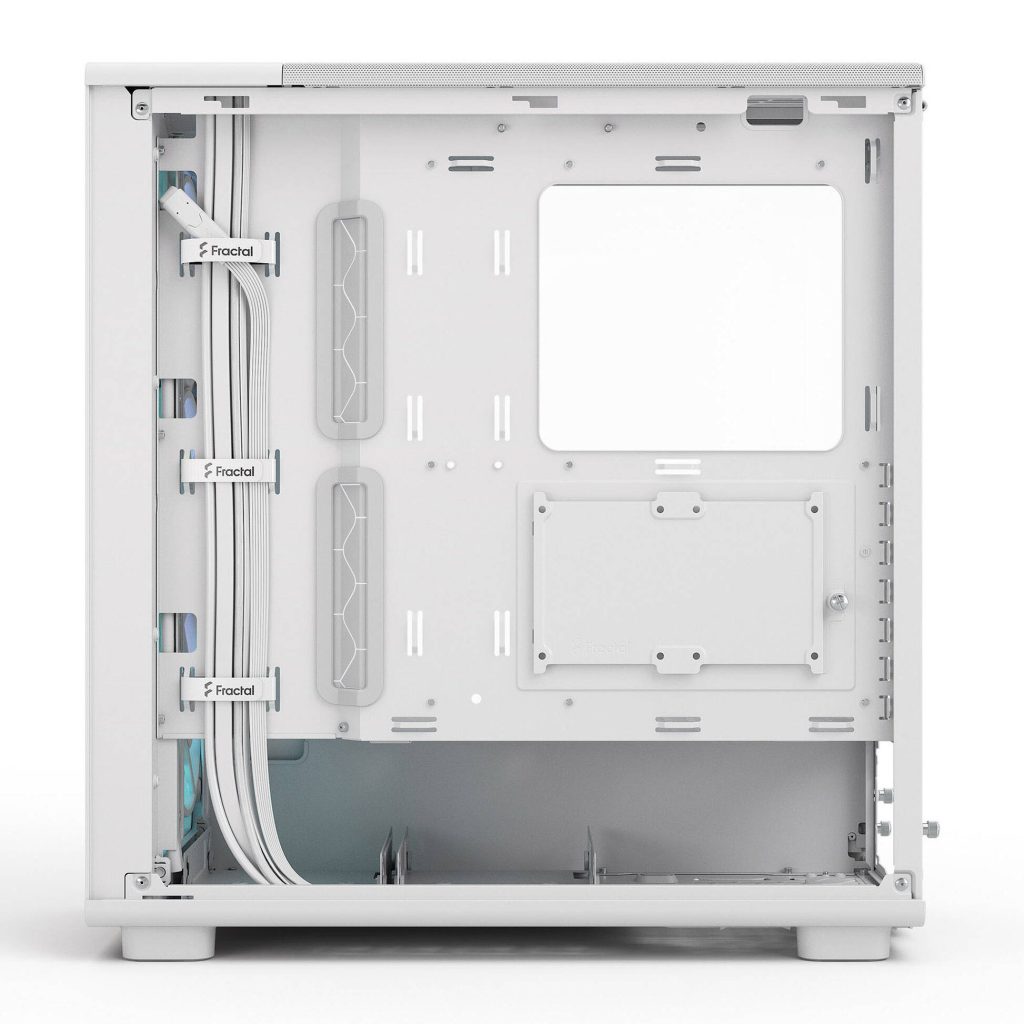 Fractal Design Epoch White RGB TG Clear Tint PC Case, Mid Tower, ATX, Tempered Glass - White