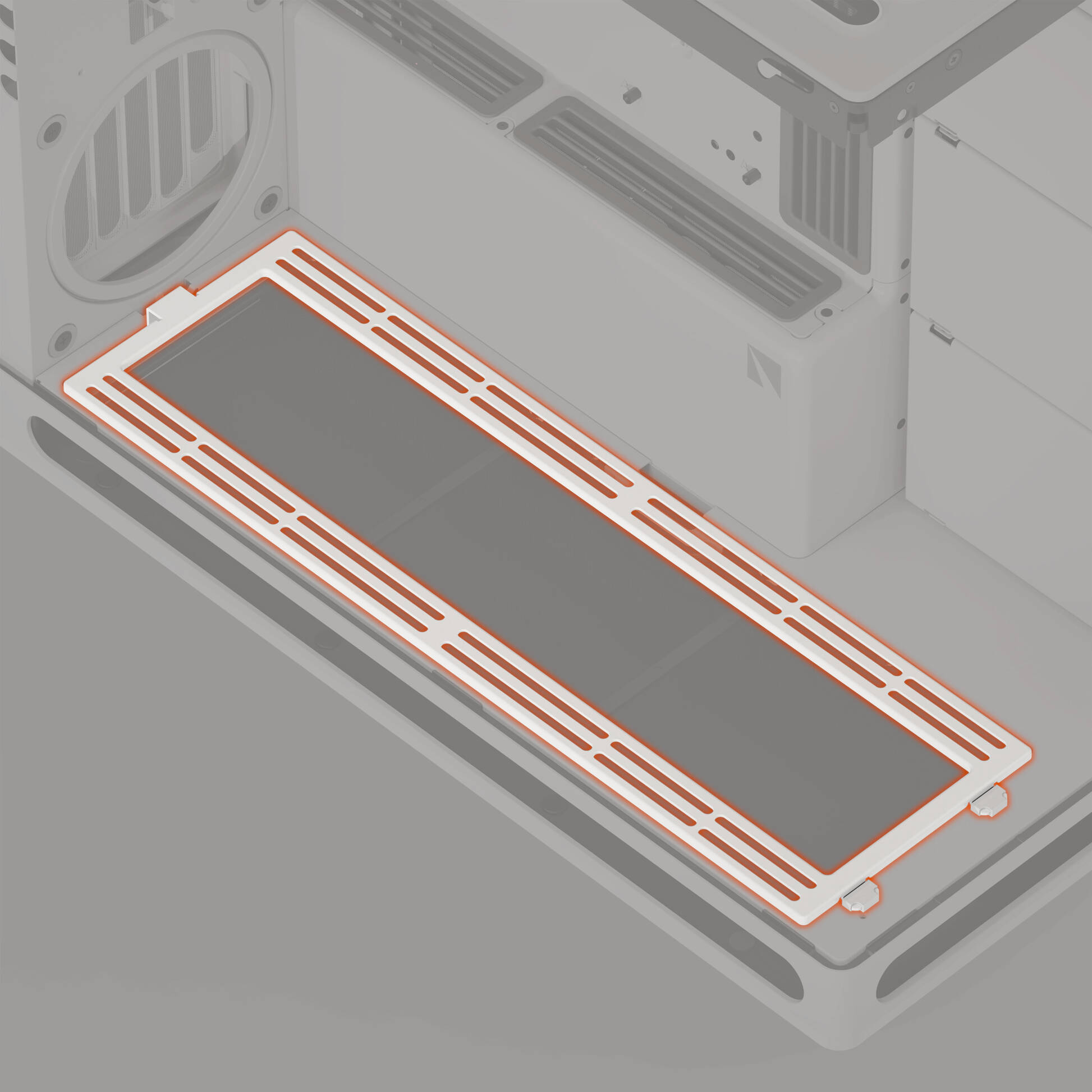 HAVN HS 420 Bottom fan Bracket - white