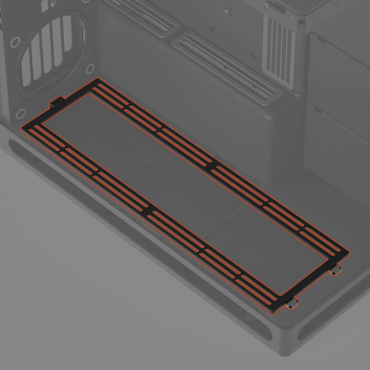 HAVN HS 420 Lower Fan Mount - Black : image 3