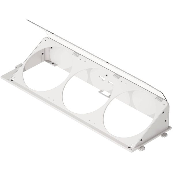 HAVN HS 420 Angled Bottom Fan Bracket – white