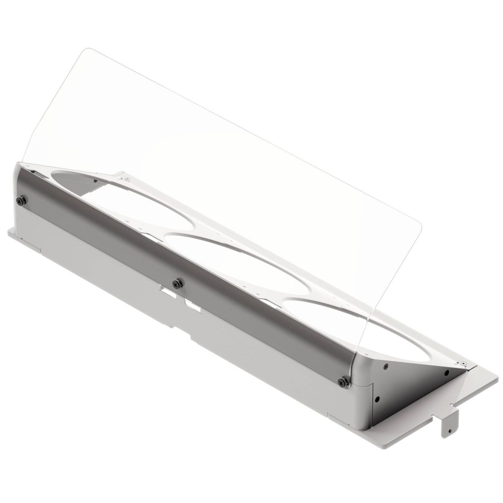 HAVN HS 420 Angled Bottom Fan Bracket - white