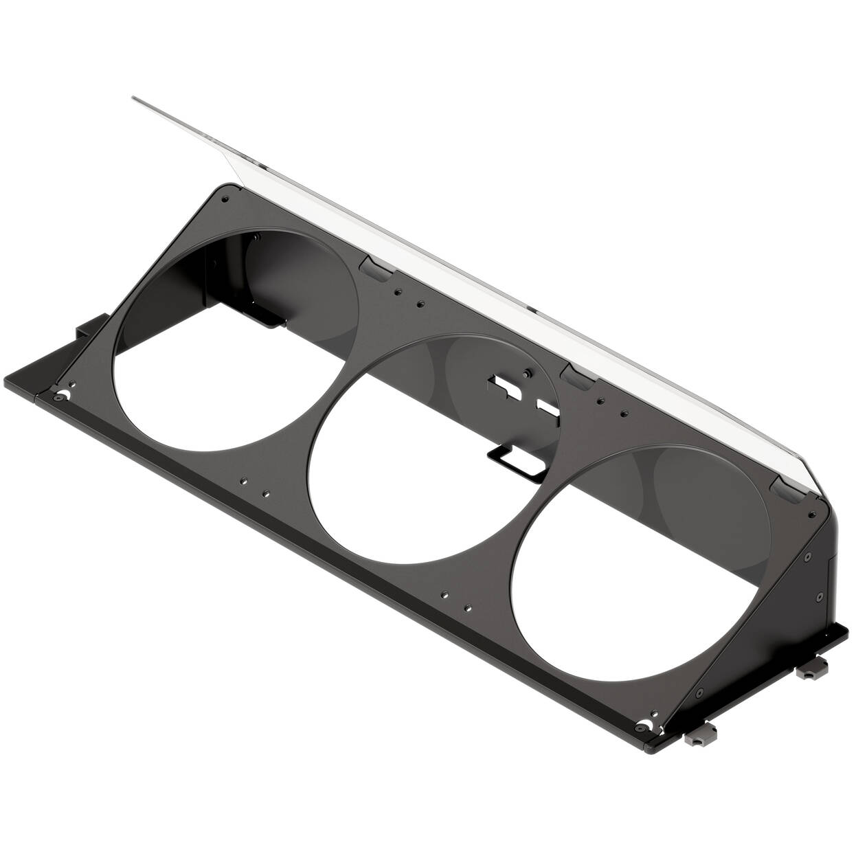 HAVN HS 420 Angled Bottom Fan Bracket - black
