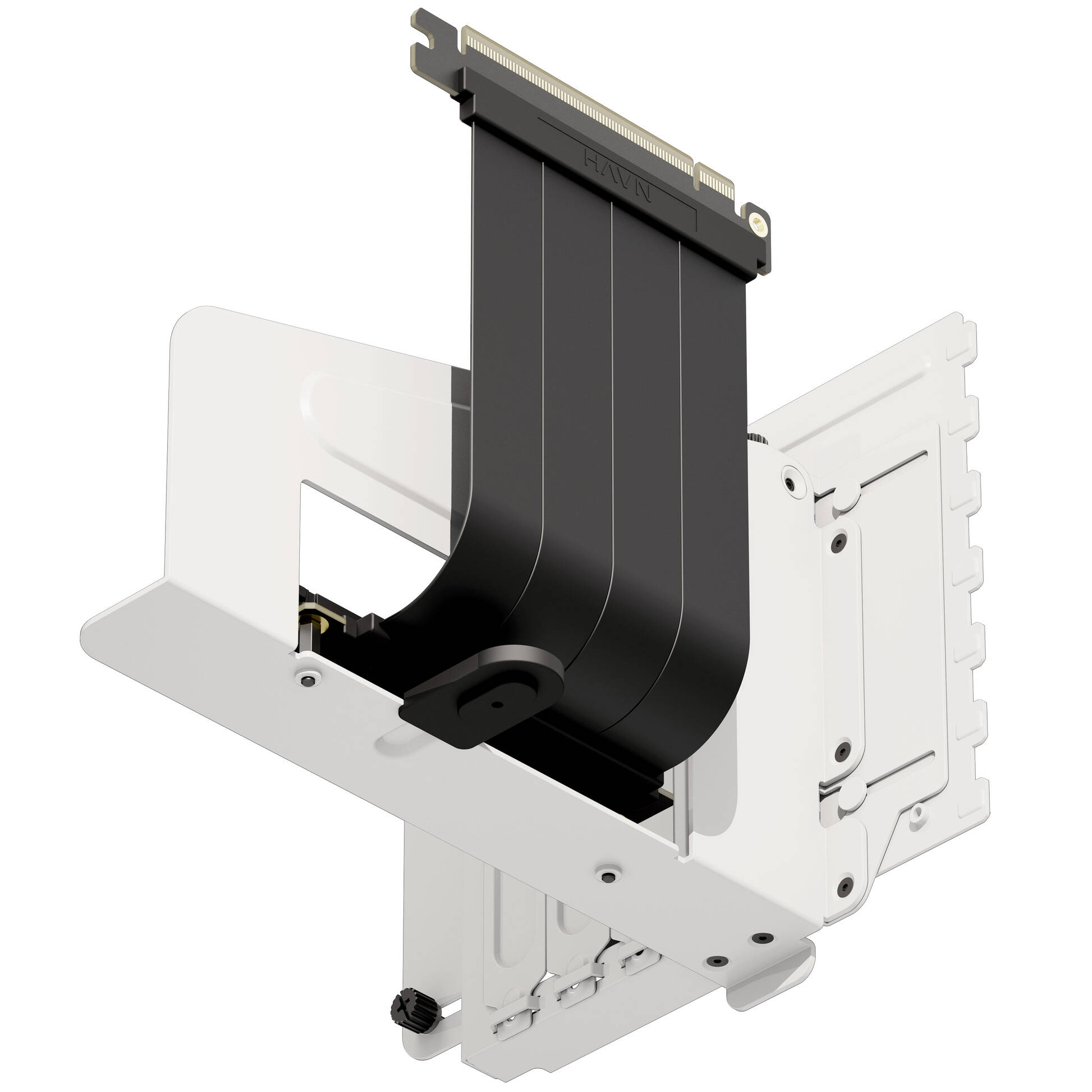 HAVN HS 420 Vertical GPU Mounting Bracket - white