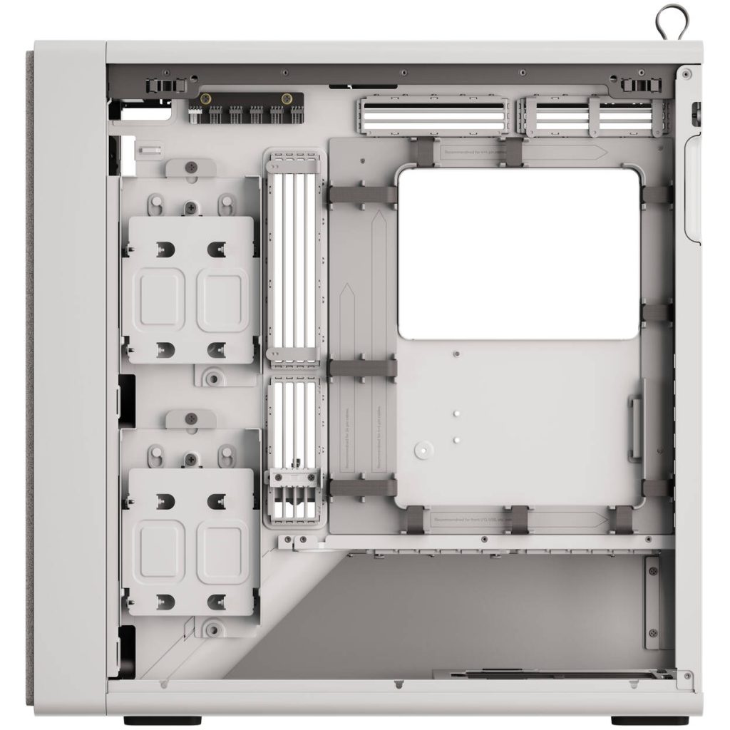 HAVN BF 360 PC Case, Midi Tower, E-ATX, Tempered Glass - White