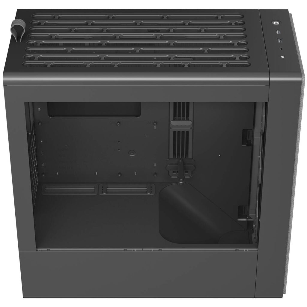 HAVN BF 360 PC Case, Midi Tower, E-ATX, Tempered Glass - Black : image 4