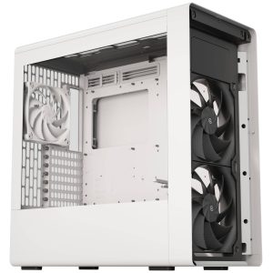 HAVN BF 360 Flow PC Case, Midi Tower, E-ATX, Tempered Glass - White