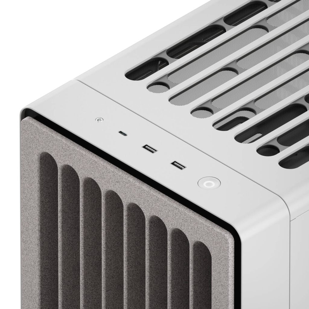 HAVN BF 360 Flow PC Case, Midi Tower, E-ATX, Tempered Glass - White