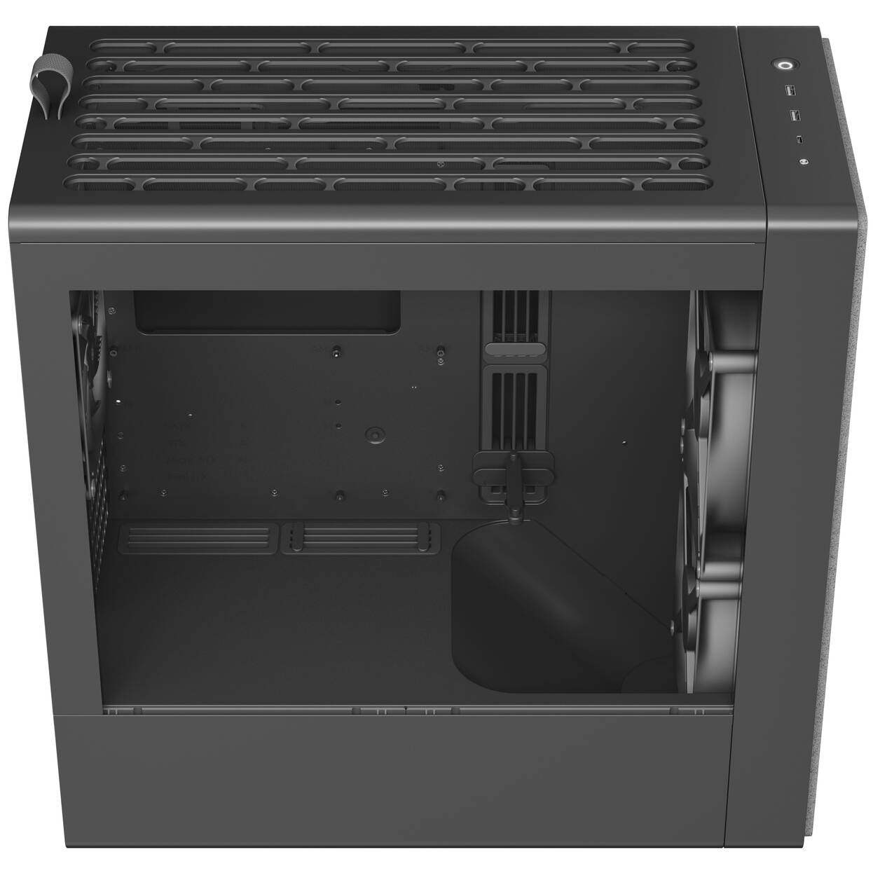 HAVN BF 360 Flow PC Case, Midi Tower, E-ATX, Tempered Glass - Black : image 4