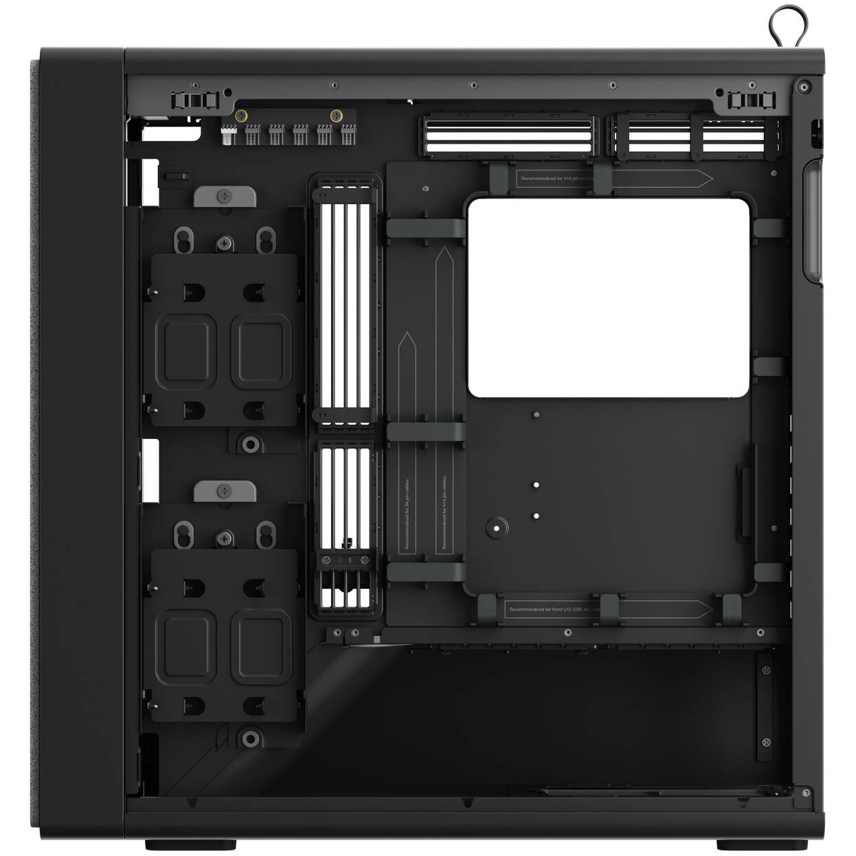 HAVN BF 360 Flow PC Case, Midi Tower, E-ATX, Tempered Glass - Black : image 7