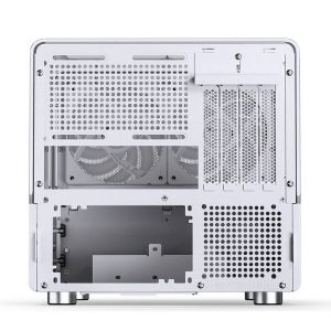 Jonsbo V12 PC Case, Mini Tower, Micro-ATX - White