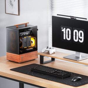 Jonsbo T7 PC Case, Mid Tower, mATX, Tempered Glass - black