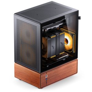 Jonsbo T7 PC Case, Mid Tower, mATX, Tempered Glass - black