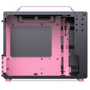 Jonsplus (Jonsbo) Z20 Micro-ATX case, with carrying handle - black/pink